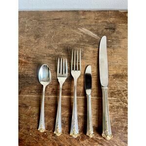Vintage Kirk Worthington Severn Sterling Silver Flatware Place Setting, Set of 5